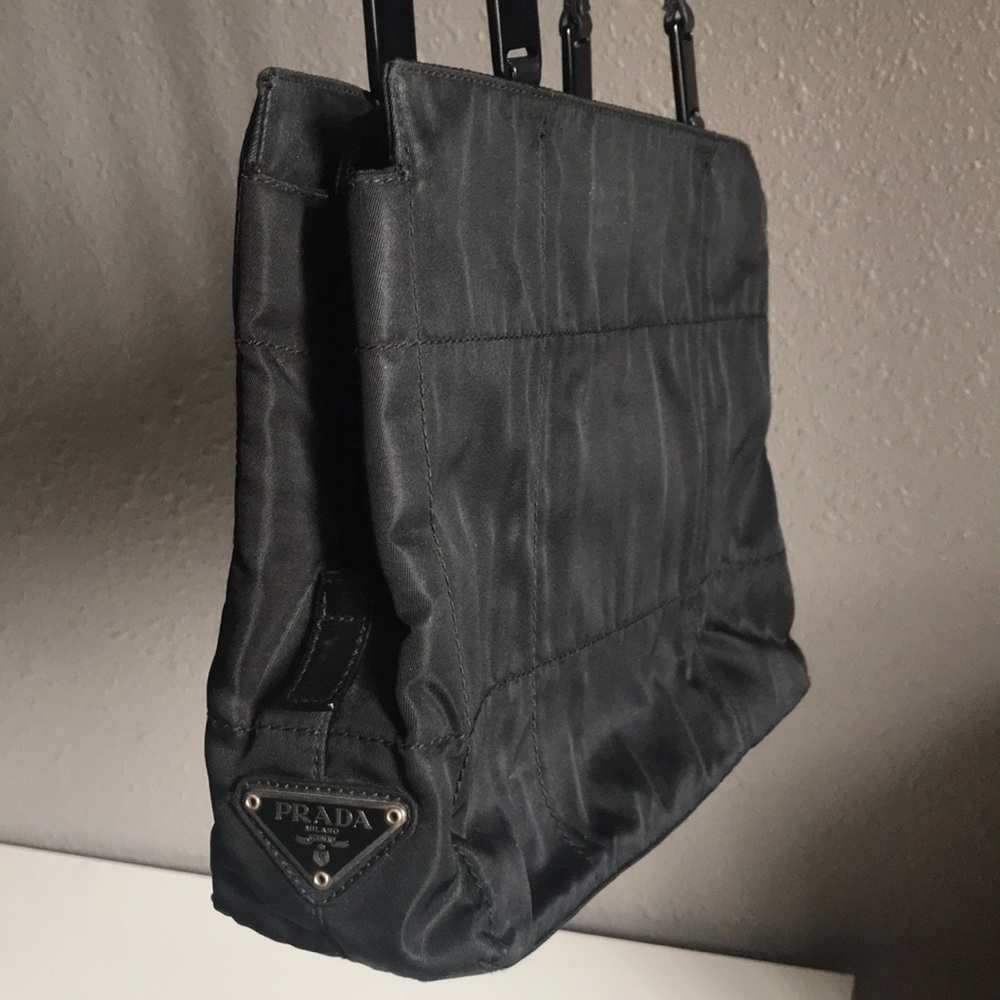 Prada Quilted Black Nylon Bag